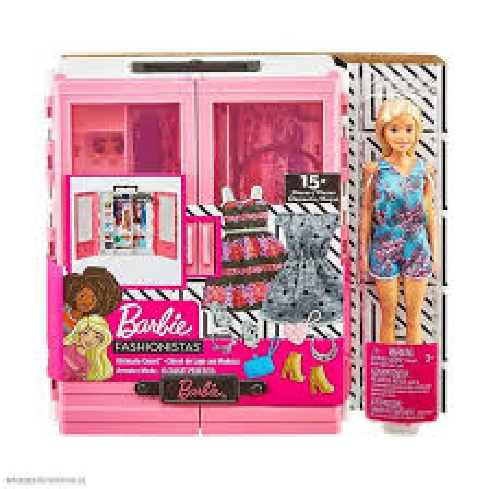 Barbie Con Legos Y Closet Bolso Juego Para Niñas 